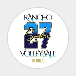 Sophie #27 Rancho VB (15 Gold) - White Magnet